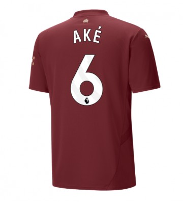 Manchester City Nathan Ake #6 Tredje trøje 2024-25 Kort ærmer